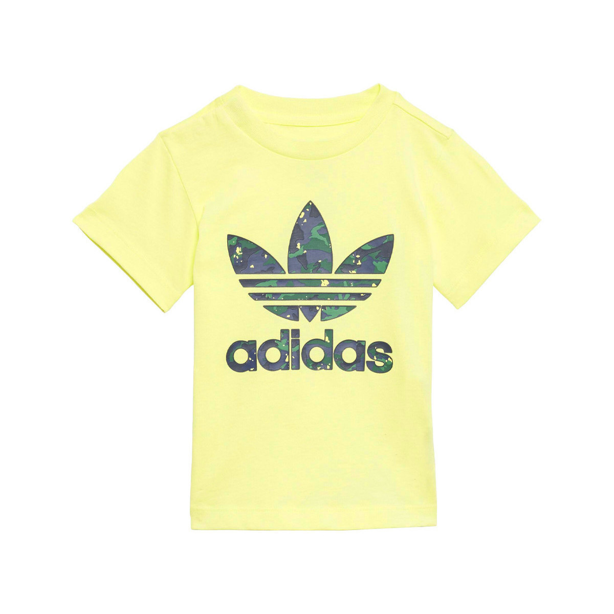 Textil Rapaz T-shirts e Pólos adidas Originals  Amarelo
