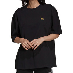 Textil Mulher T-Shirt mangas curtas adidas Originals  Preto