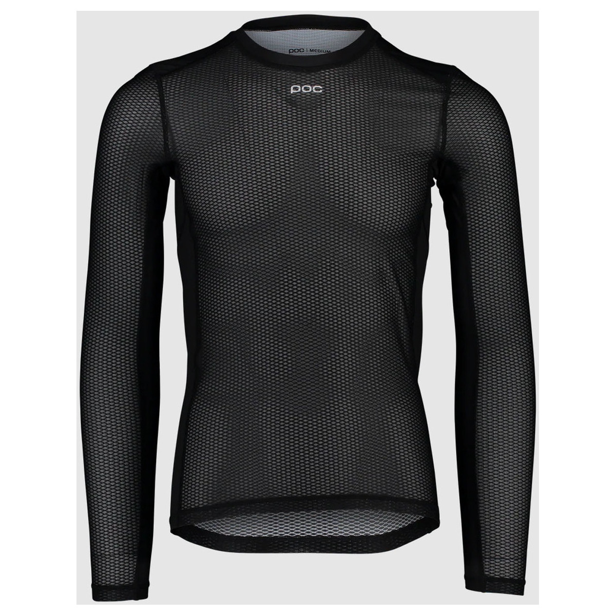 Textil Homem T-shirts e Pólos Poc Essential Layer LS Jersey Uranium Black 58111-1002 Preto