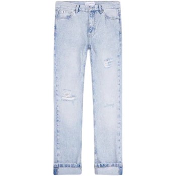 Textil Homem Calças Jeans Womens Charlie B Flared Button Pants J30J322426 Azul