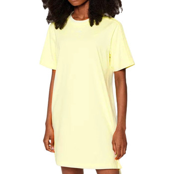 Textil Mulher Vestidos code adidas Originals  Amarelo