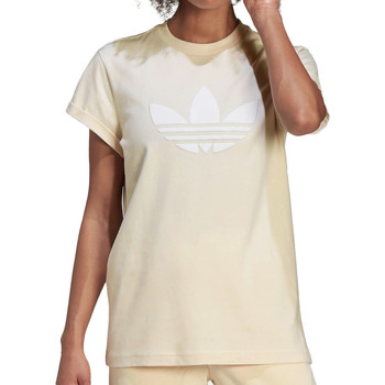 Textil Rapariga T-shirts e Pólos adidas Originals  Bege