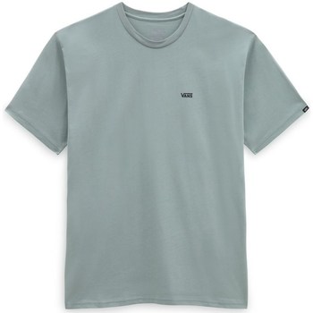 Textil Homem T-Shirt mangas curtas amp Vans MN Left Chest Logo Tee Cinza