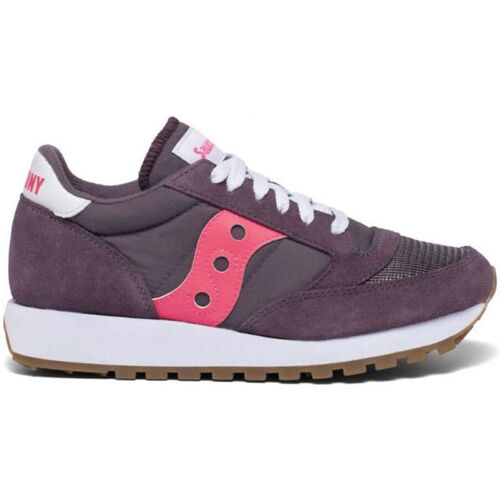 Sapatos Mulher Sapatilhas Grey Saucony Jazz original vintage S60368 162 Ephemera/Pink Violeta