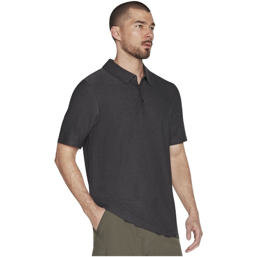 Skechers Go Dri All Day Polo Cinza