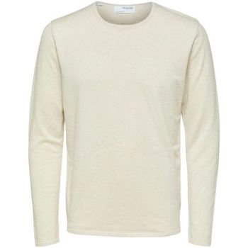 Textil Homem camisolas Selected 16079774 ROME-ANGORA Branco