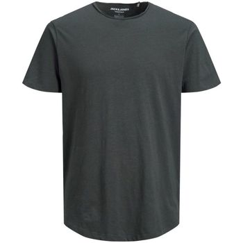 Textil Homem T-shirts e Pólos Jack & Jones 12182498 BASHER-ASPHALT Cinza