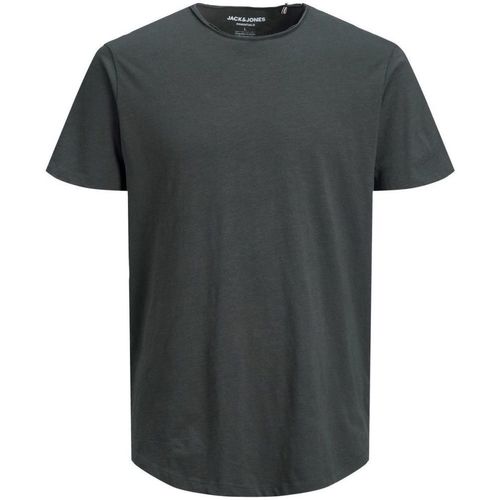 Textil Homem T-shirts e Pólos Jack & Jones 12182498 BASHER-ASPHALT Cinza