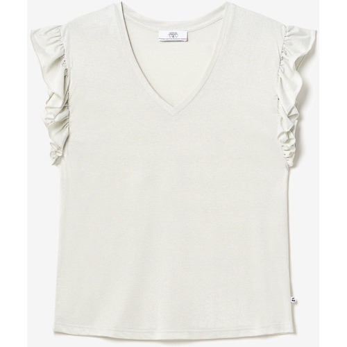 Textil Mulher T-shirts e Pólos Calça com bolsosises T-shirt RYLS Branco