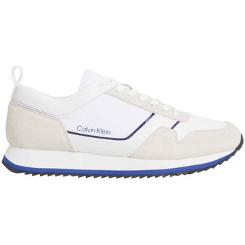 Sapatos Homem Sapatilhas Calvin Klein Loose JEANS HM0HM009850K7M8B Branco