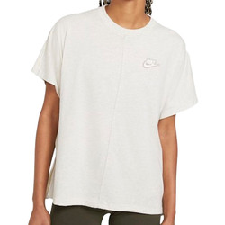 Textil Mulher T-Shirt tops mangas curtas Nike  Branco