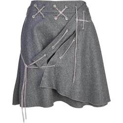 Textil Mulher Saias Alexis Mabille  Cinza