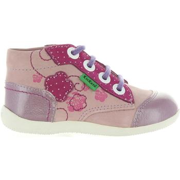 Sapatos Rapariga Botins Kickers 474570-10 BIBOUNOW Violeta