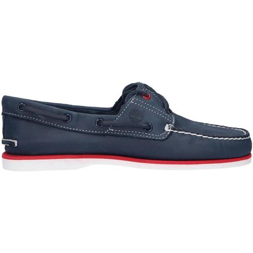Sapatos Homem Sapato de vela Timberland A2AFY CLASSIC BOAT Azul