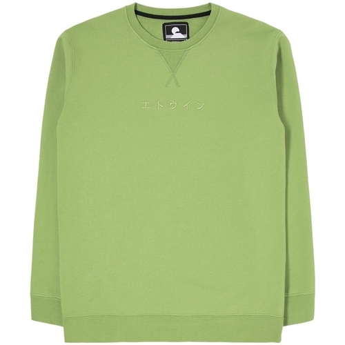 Textil Homem Sweats Edwin Sweatshirt Katakana - Tendril Verde