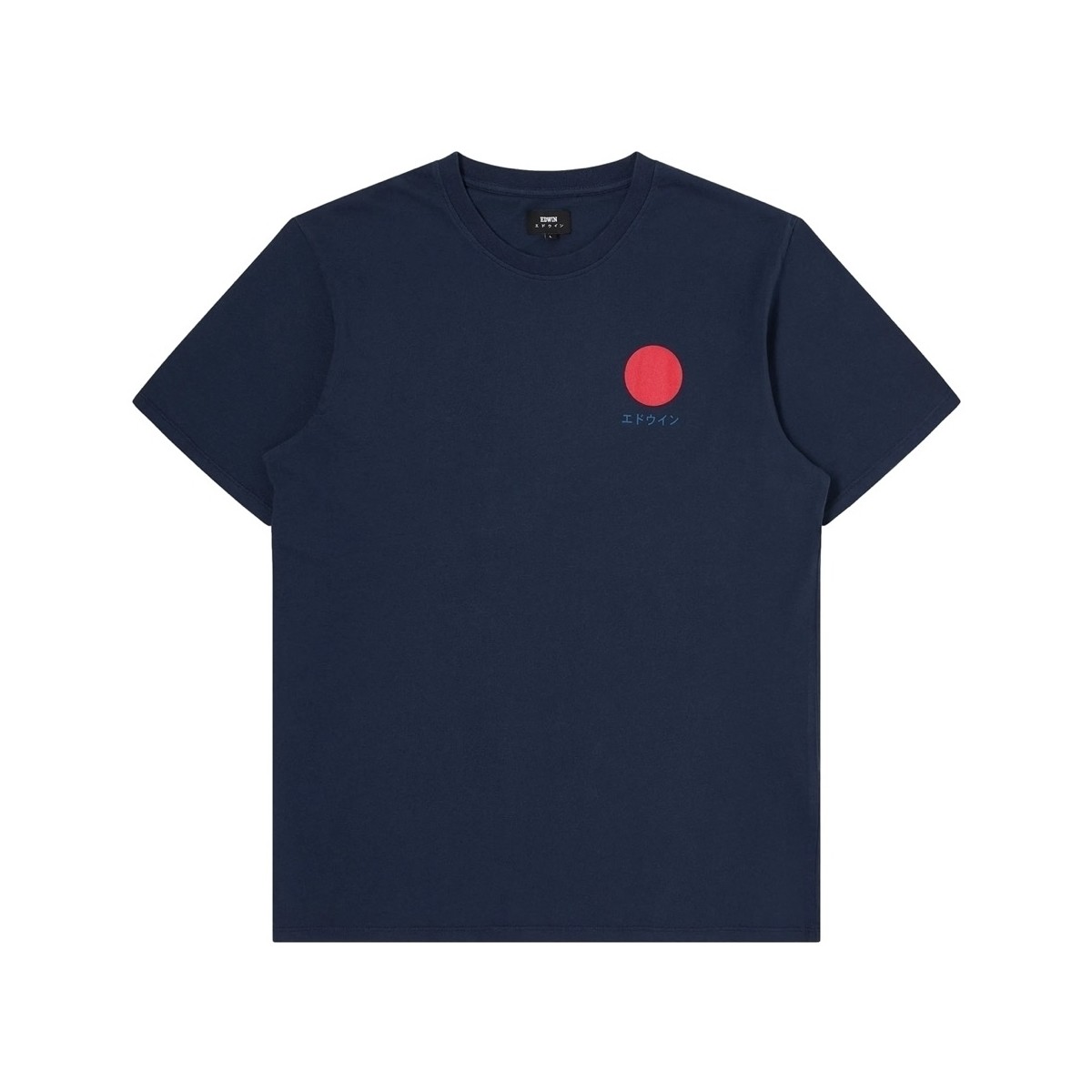 Textil Homem T-shirts e Pólos Edwin T-Shirt Japanese Sun - Navy Blazer Azul