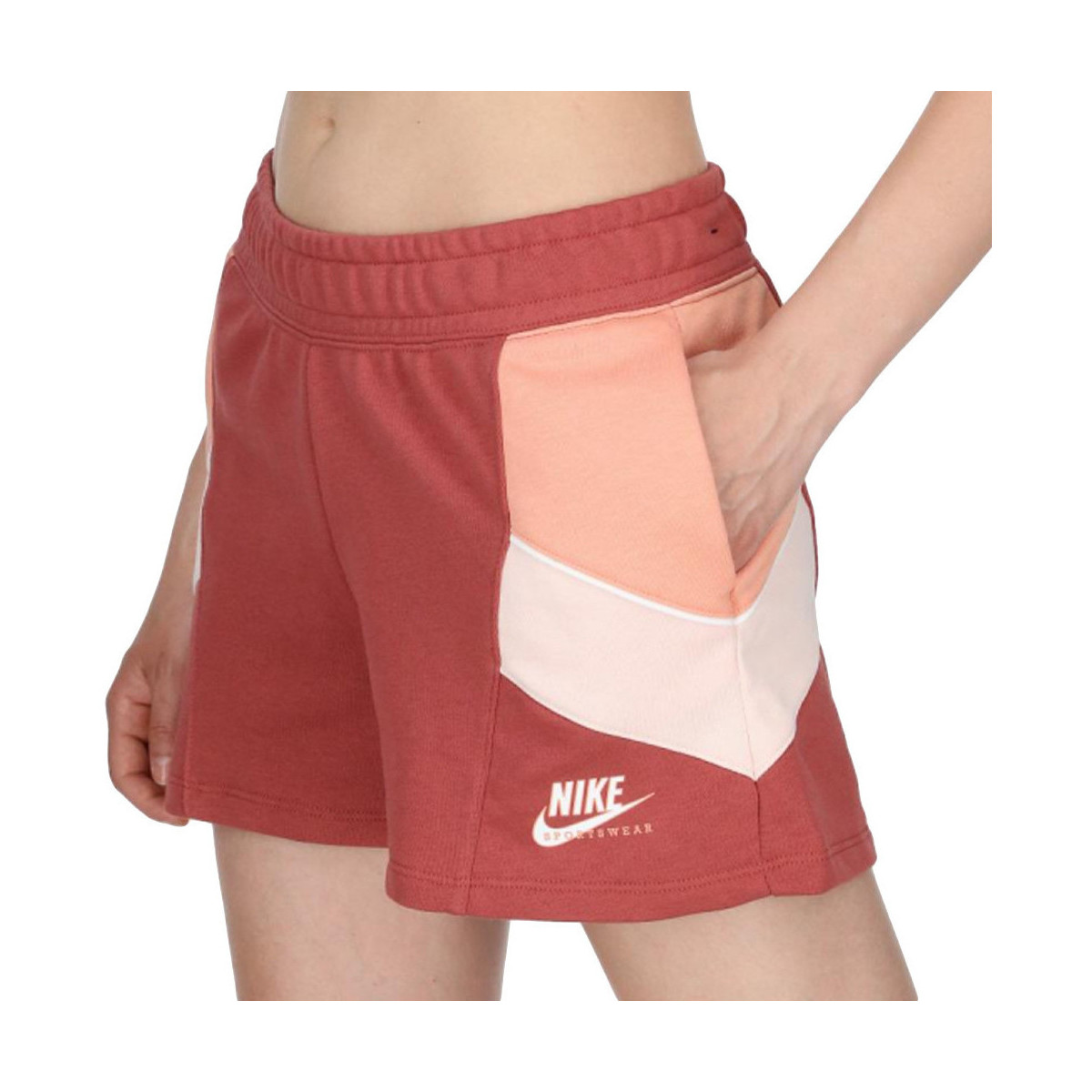 Textil Mulher Shorts / Bermudas Nike  Laranja