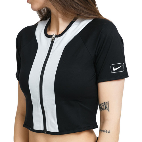 Textil Mulher T-shirts e Pólos longline-BH Nike  Branco