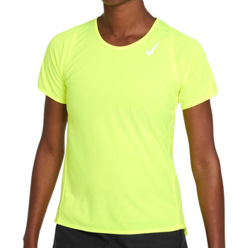 Textil Mulher T-Shirt mangas curtas chart Nike  Amarelo