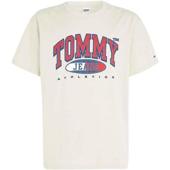 Textil Homem T-Shirt mangas curtas Tommy Jeans  Bege
