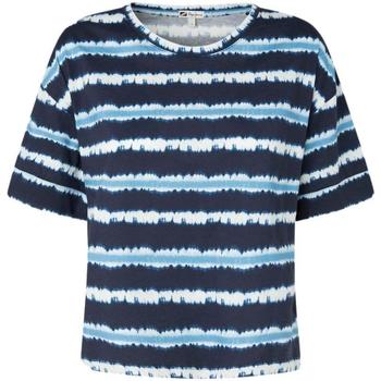 Textil Mulher T-shirts e Pólos Pepe strap-detail jeans  Azul