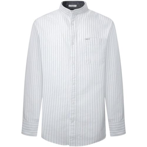 Textil Homem Camisas mangas comprida Pepe jeans  Branco