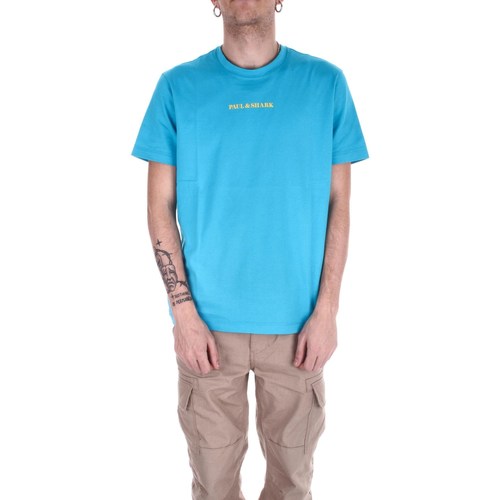 Textil Homem T-Shirt mangas curtas Todos os sapatos de senhora 23411014 Azul