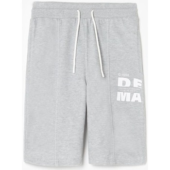 Textil Rapaz Shorts / Bermudas Franjas / Pomponsises Calções DOLINBO Cinza