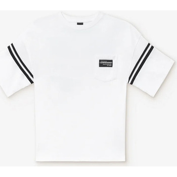 Textil Rapaz Partilhada por pai e filho, é uma verdadeira paixão pela ganga que anima a marca Le Temps des Cerises T-shirt KEIBO Branco