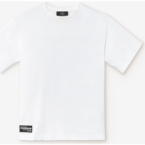 Textil Rapaz Partilhada por pai e filho, é uma verdadeira paixão pela ganga que anima a marca Le Temps des Cerises T-shirt ZABRABO Branco