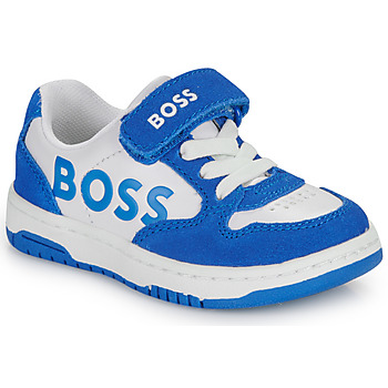 Sapatos Rapaz Sapatilhas BOSS J09208 Azul / Branco