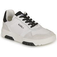 Sapatos Rapaz Sapatilhas Karl Lagerfeld  Branco / Cinza / Preto