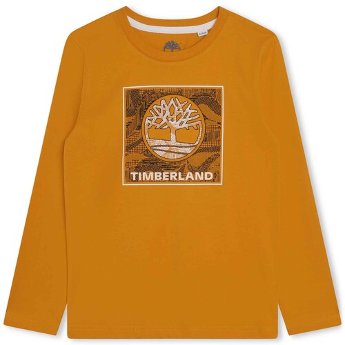 Textil Rapaz T-Shirt mangas curtas Timberland shorts T25U36-575-C Amarelo