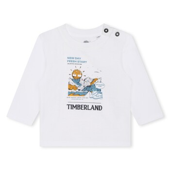 Textil Rapaz T-Shirt mangas curtas Timberland T60005-10P-B Branco