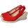 Sapatos Mulher Sapatos de caminhada Kokis  Vermelho