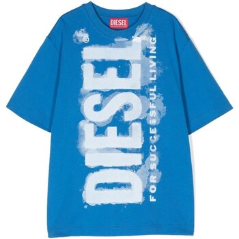 Textil Rapaz T-Shirt for mangas curtas Diesel J01131-KYAR1 Azul