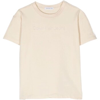 Textil Rapaz T-Shirt mangas curtas Calvin Klein Cotton JEANS IB0IB01563 Outros