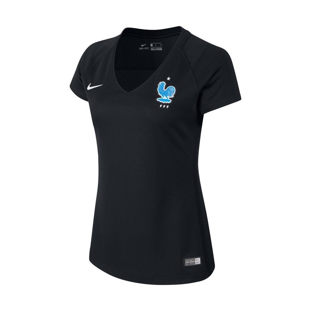 Textil Mulher T-Shirt mangas curtas Nike France 2017 Stadium Preto