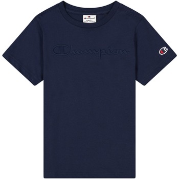 Textil Rapaz T-Shirt mangas curtas Champion T-shirt enfant  Cml Logo Azul
