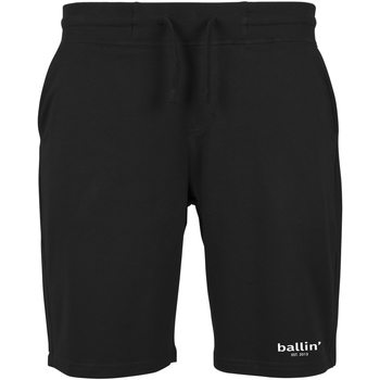 Textil Homem Shorts / Bermudas Ballin Est. 2013 Small Logo Jogging Short Preto