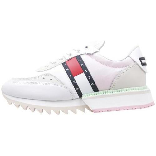 Sapatos Mulher Sapatilhas Tommy Hilfiger TOMMY JEANS CLEATED WMN Branco