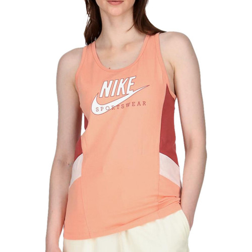 Textil Mulher Tops sem mangas longline-BH Nike  Rosa