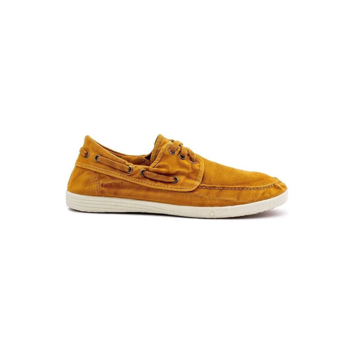 Sapatos Homem Mocassins Natural World NAUTICO ENZIMATICO 303E -646 Amarelo