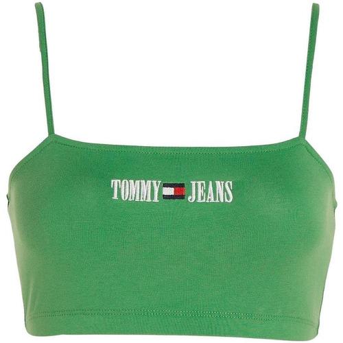 Textil Mulher T-shirts e Pólos Tommy Jeans  Verde
