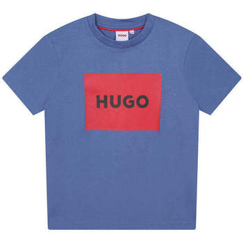 Textil Rapaz T-shirts e Pólos Hugo Boss Kids G25103-934-3-21 AZUL