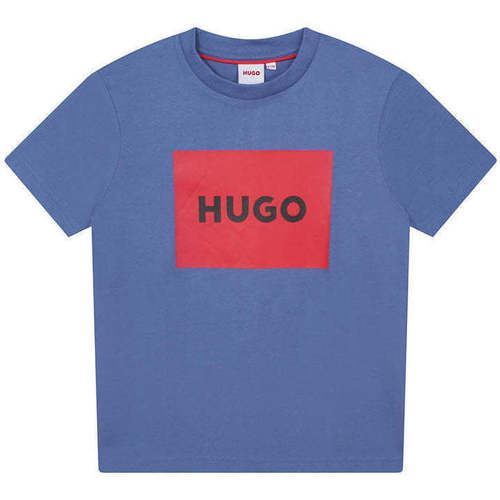 Textil Rapaz T-shirts e Pólos Hugo Boss Kids G25103-934-3-21 Azul