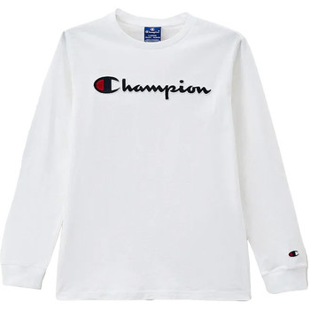 Textil Rapariga T-shirt mangas compridas Champion  Branco
