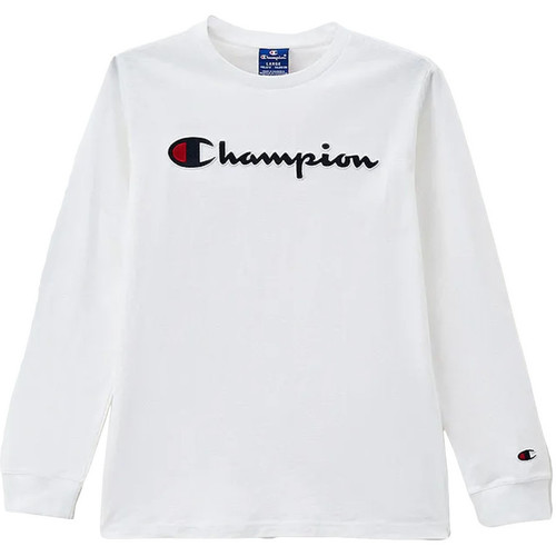 Textil Rapariga Camisolas e casacos de malha Champion  Branco