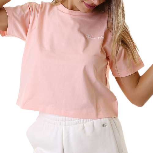 Textil Mulher T-shirts e Pólos Champion  Rosa