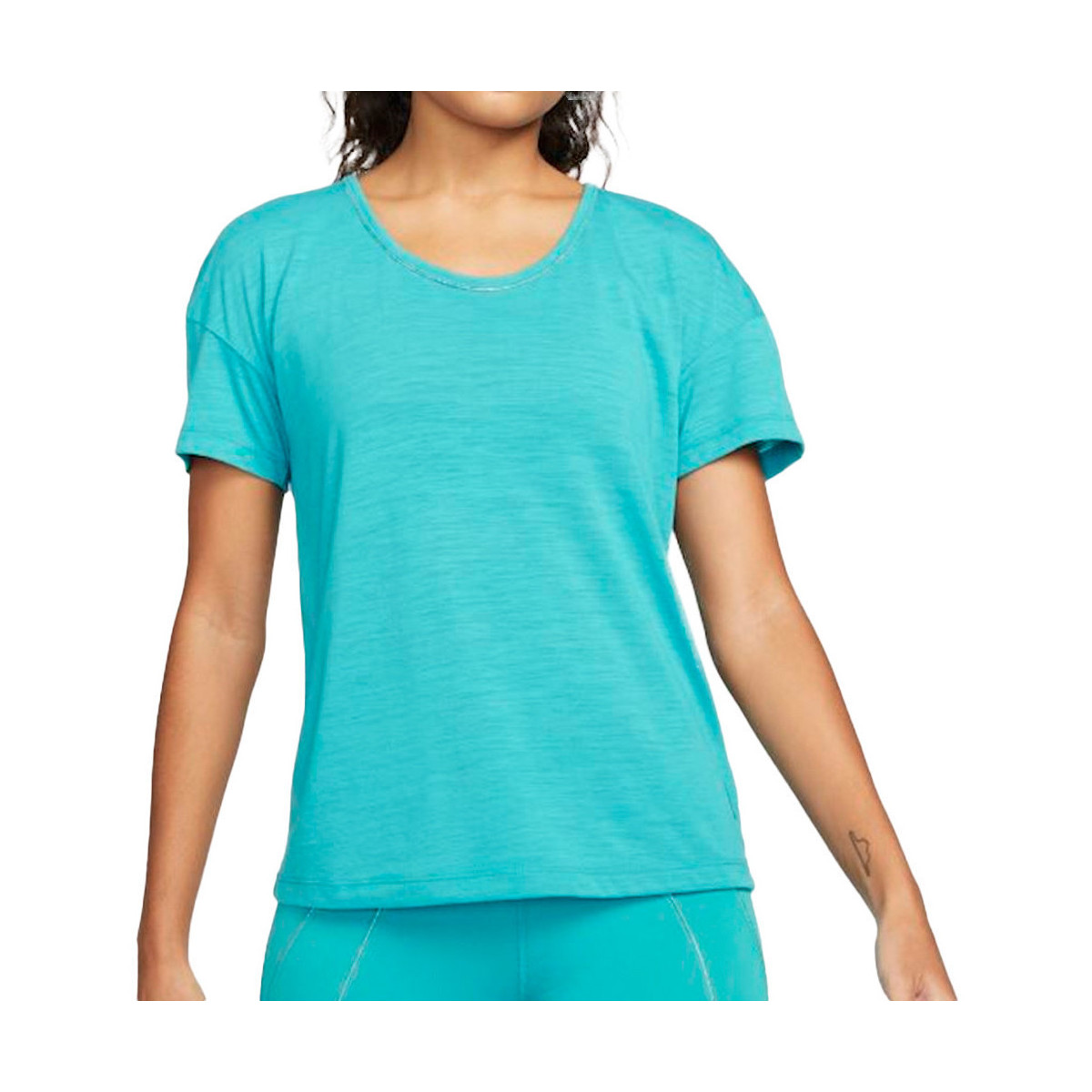 Textil Mulher T-shirts e Pólos Nike  Azul